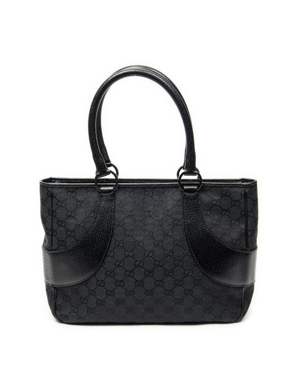 Gucci Tote Bag Black GG Canvas